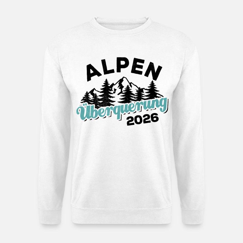 Alpen Überquerung 2026 - Wandern - Unisex Pullover - Weiß