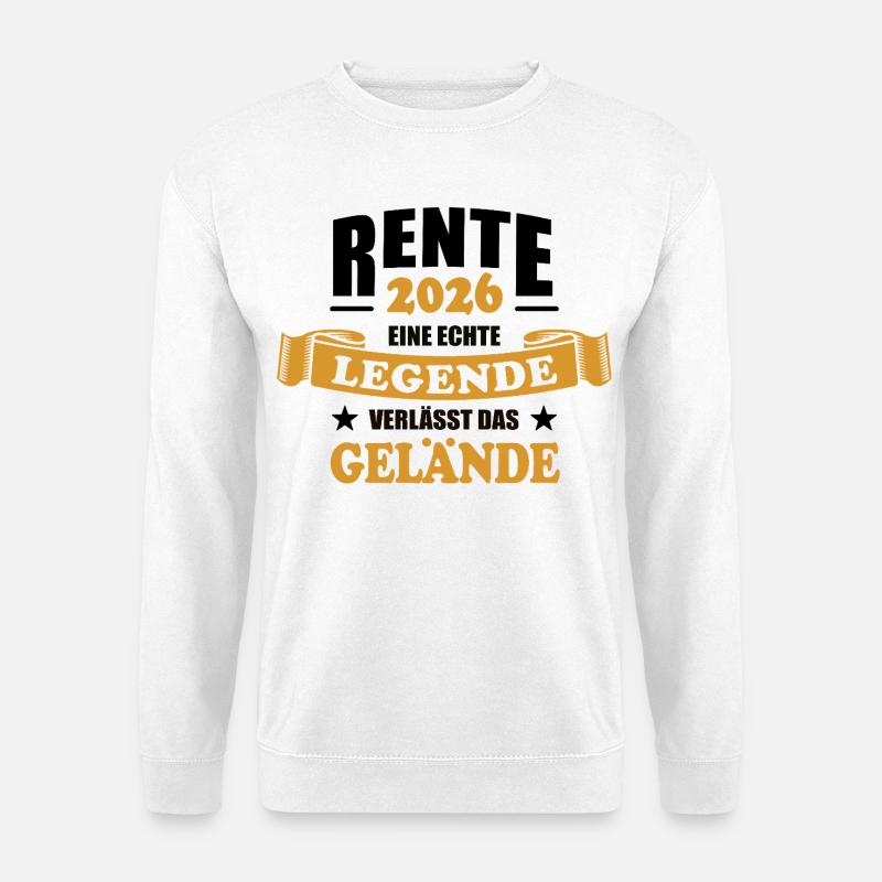 Rente 2026 - Ruhestand - Pension - Unisex Pullover - Weiß