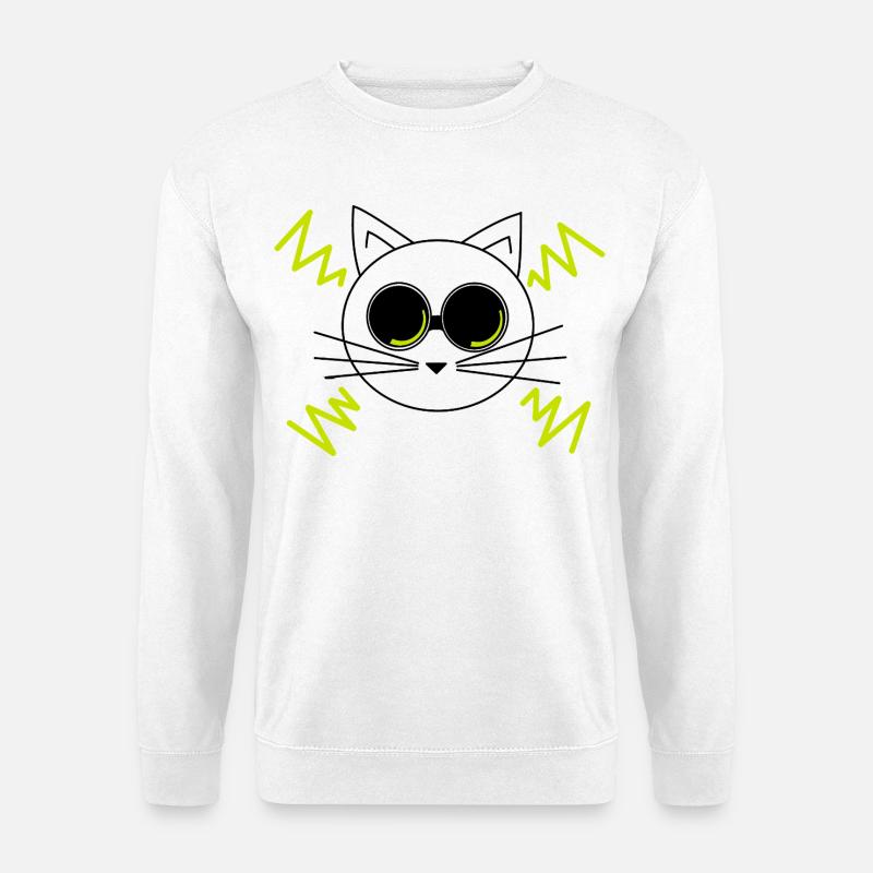 Space Cat - Unisex Sweatshirt - white