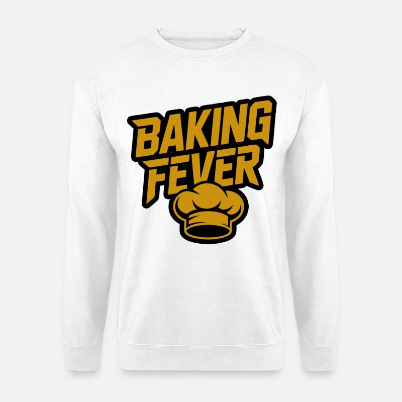 Baking Fever: Chef Hat Graphic - Unisex Pullover - Weiß
