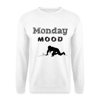 monday_mood_1 - Unisex Pullover - Weiß - Vorne