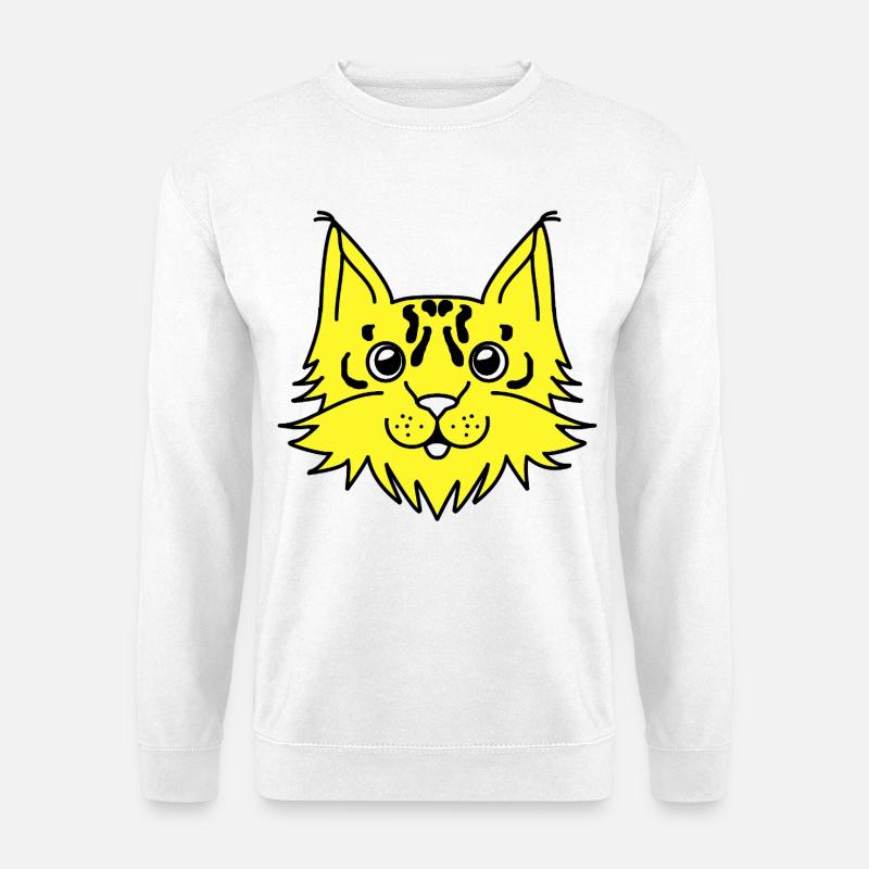 Luchs - Unisex Pullover - Weiß