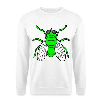Fliege - Unisex Pullover - Weiß - Vorne