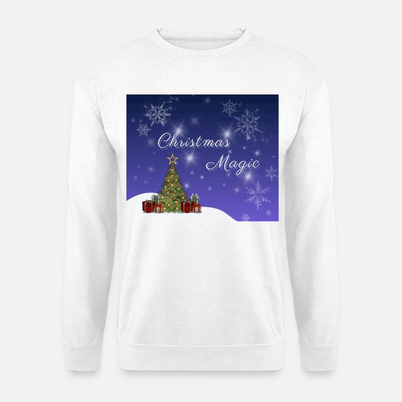 Christmas Magic – Zauberhafte Weihnachtszeit - Unisex Pullover - Weiß