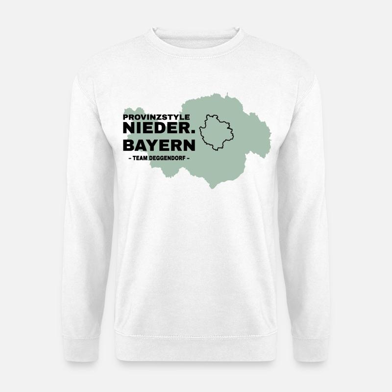 Niederbayern | DEGGENDORF - Unisex Pullover - Weiß