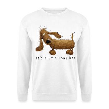 Drôle teckel teckel dictons cadeau - Sweat-shirt Unisexe - blanc - Devant