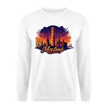 Malmö City Sweden Cool Epic Gift - Unisex Sweatshirt - white - Front