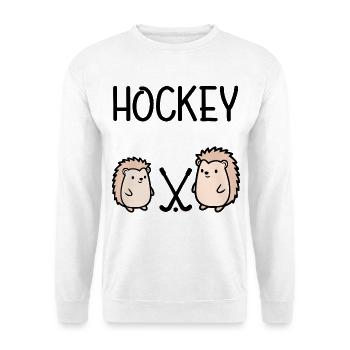 BALL SPORTS HOCKEY HEDGEHOGS - Unisex Sweatshirt - white - Front