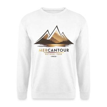 Mercantour Parc National Alpes du Sud Vallée - Sweat-shirt Unisexe - blanc - Devant