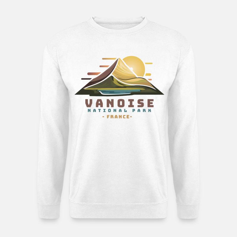 Teide Teneriffa, Kanarische Inseln Vulkan-Souvenirgeschenk - Unisex Pullover - Weiß