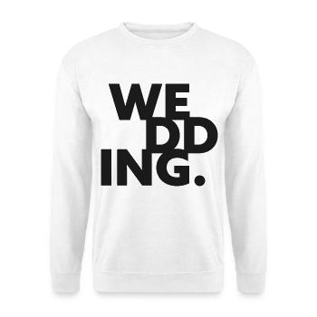 GIUDAN Berlin Collection: WEDDING - Unisex Pullover - Weiß - Vorne