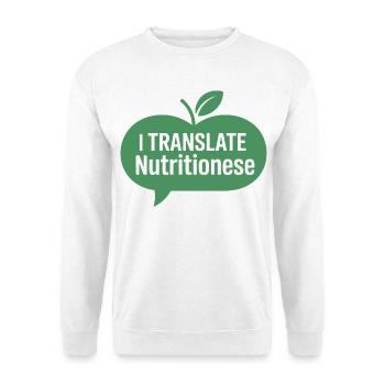 Diététicien(ne) Communication en nutrition - Sweat-shirt Unisexe - blanc - Devant