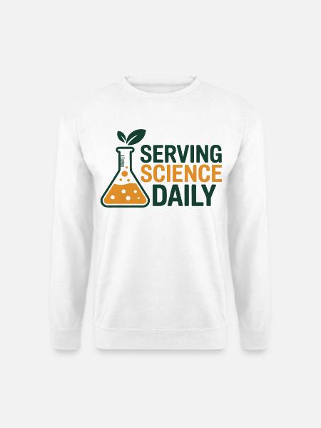 Registered Dietitian Evidence-Based Nutrition Gear - Unisex Sweatshirt - white