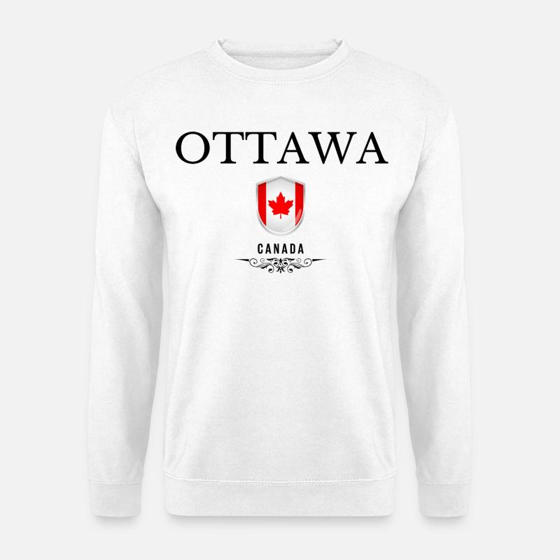 Souvenir Ottawa, Ottawa Kanada - Unisex Pullover - Weiß