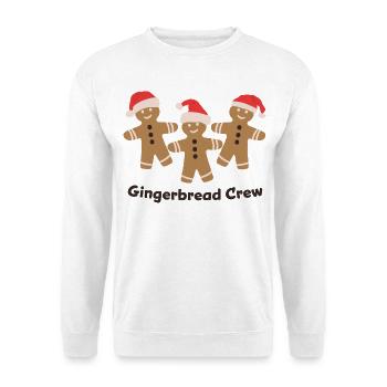 Gingerbread Crew - Cuisson de biscuits de Noël - Sweat-shirt Unisexe - blanc - Devant