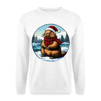 Marmots Christmas - Unisex Sweatshirt - white - Front