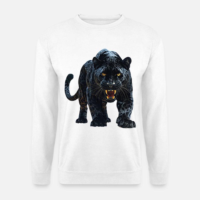 Panther - Unisex Pullover - Weiß
