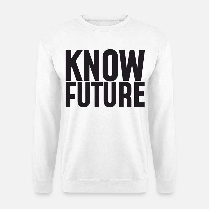 KNOW FUTURE - Unisex Sweatshirt - white