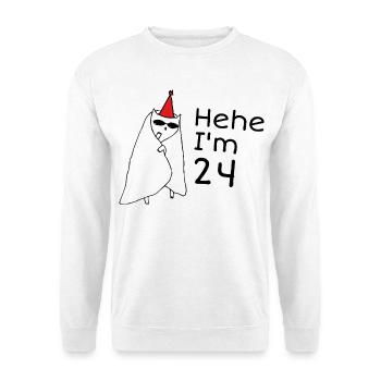 24 Years Anniversary - 24th Anniversary Gift - Unisex Sweatshirt - white - Front