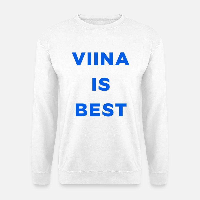 WODKA IST AM BESTEN - Unisex Pullover - Weiß