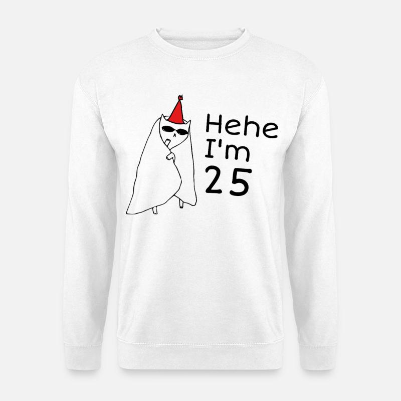 25. Jubiläum – 25. Jubiläumsgeschenk - Unisex Pullover - Weiß