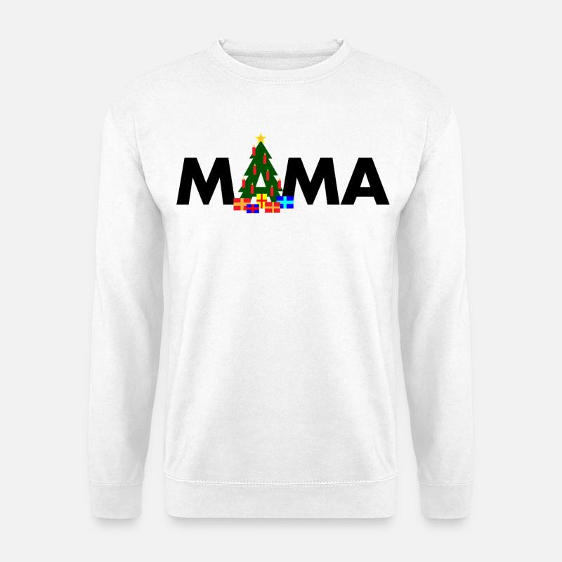 Mama Weihnachtsbaum - Unisex Pullover - Weiß