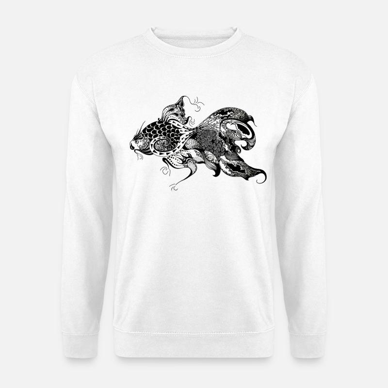 Fisch - Unisex Pullover - Weiß