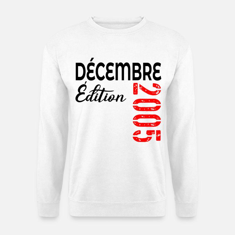 Dezember 2005 Jubiläumsausgabe - Unisex Pullover - Weiß