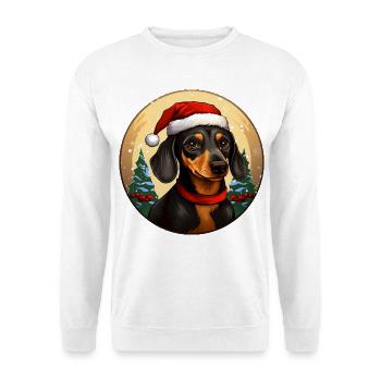 Dachshund Christmas - Unisex Sweatshirt - white - Front
