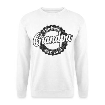 Le meilleur grand-père depuis 2023 - Sweat-shirt Unisexe - blanc - Devant