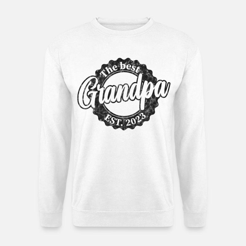 The Best Grandpa since 2023 - Unisex Pullover - Weiß