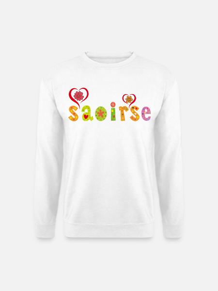 Saoirse Personalisiertes Design - Unisex Pullover - Weiß