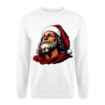 Jesus Weihnachten - Unisex Pullover - Weiß - Vorne