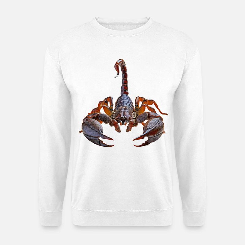 Skorpion - Unisex Pullover - Weiß