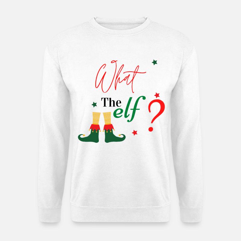 What The Elf? - Unisex Pullover - Weiß