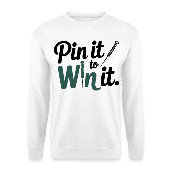 Acupuncturist Pin It To Win It Professional Expert - Unisex Sweatshirt - white - Front