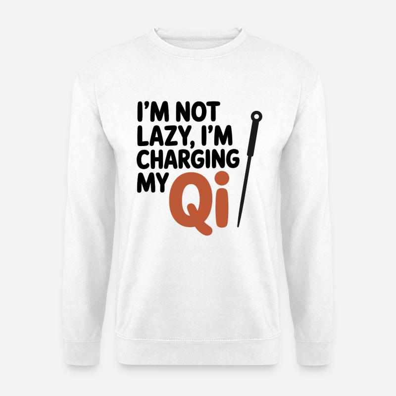 Licensed TCM Practitioner Expert Energy - Unisex Sweatshirt - white