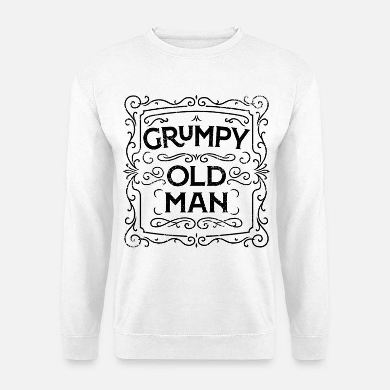 Grumpy Old Man - Unisex Sweatshirt - white