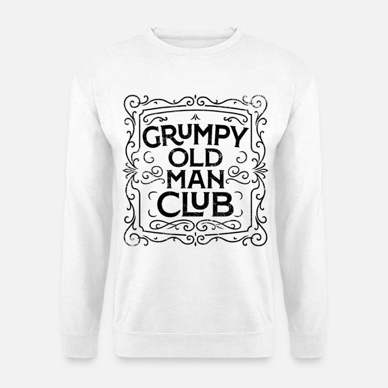 Grumpy Old Man Club - Unisex Sweatshirt - white