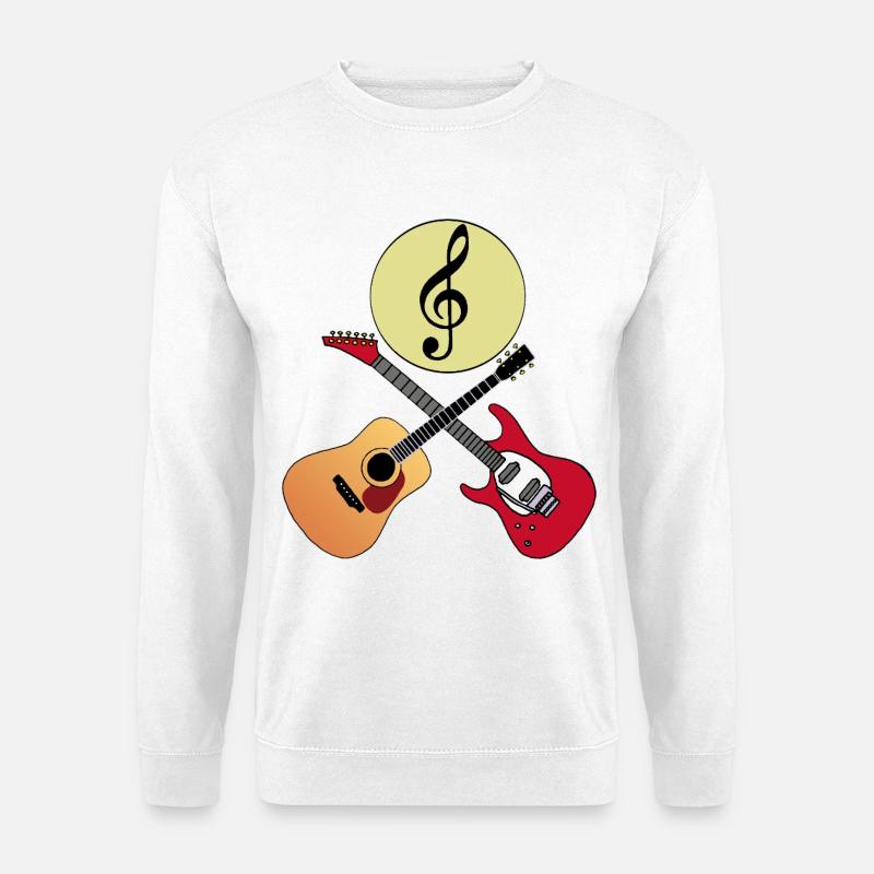 Die Kraft der Musik - Unisex Pullover - Weiß