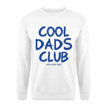 Cool Dads Club with cool Kids - Unisex Pullover - Weiß - Vorne