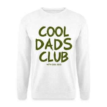 Cool Dads Club with cool Kids - Unisex Pullover - Weiß - Vorne