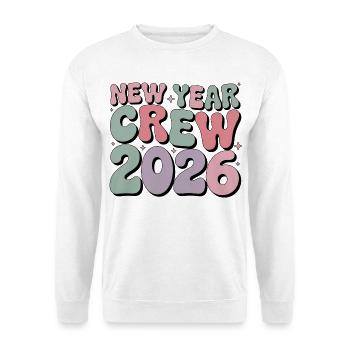 Équipe du Nouvel An 2026 - Sweat-shirt Unisexe - blanc - Devant