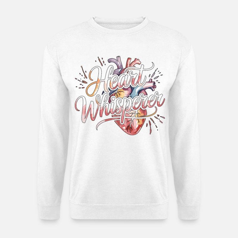 Cardiac Tech Heart Whisperer Pacemaker Technician - Unisex Pullover - Weiß