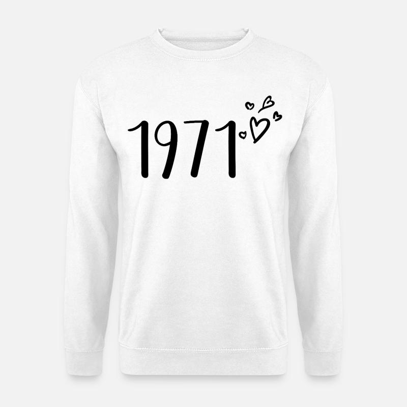 1971 - Unisex Pullover - Weiß