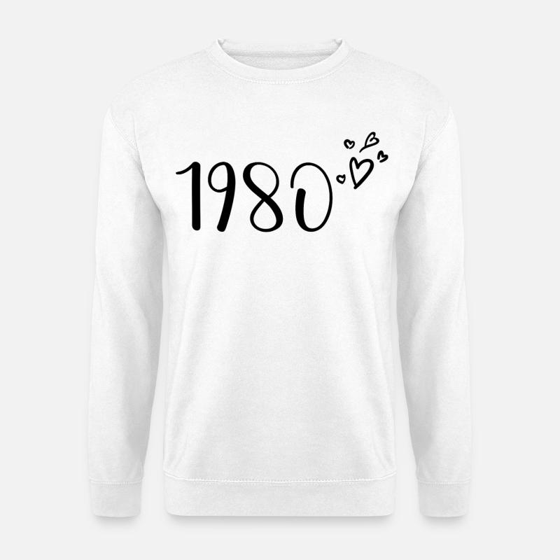 1980 - Unisex Pullover - Weiß