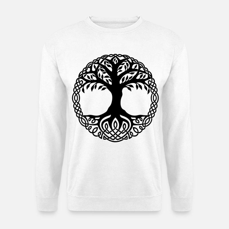 Baum des Lebens - Unisex Pullover - Weiß