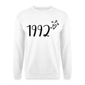 1992 - Unisex Sweatshirt - white - Front