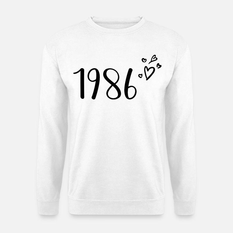 1986 - Unisex Pullover - Weiß