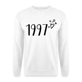 1997 - Unisex Sweatshirt - white - Front